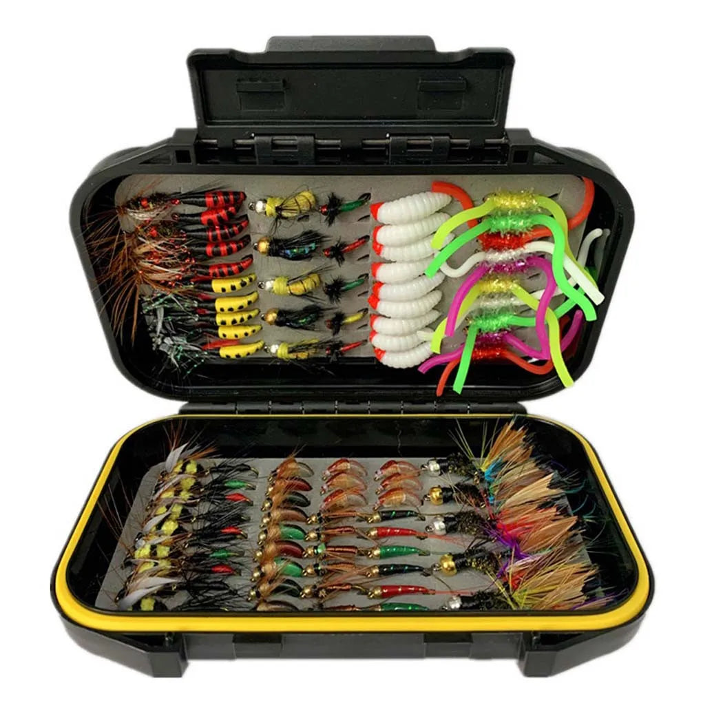 40-148Pieces/Box Trout Fly Fishing, Dry Wet Flies