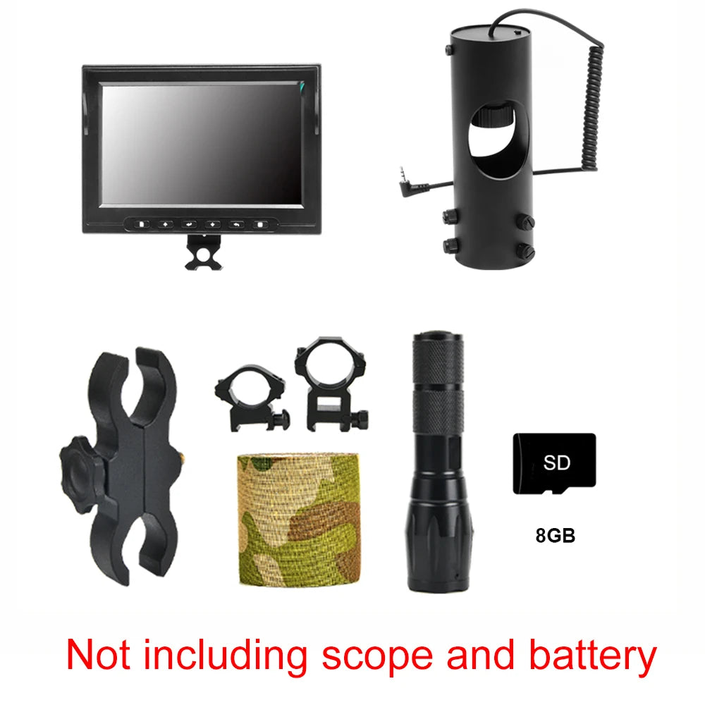 Night Vision Infrared Scope Tactical 850nm LED IR Waterproof Hunting Camera