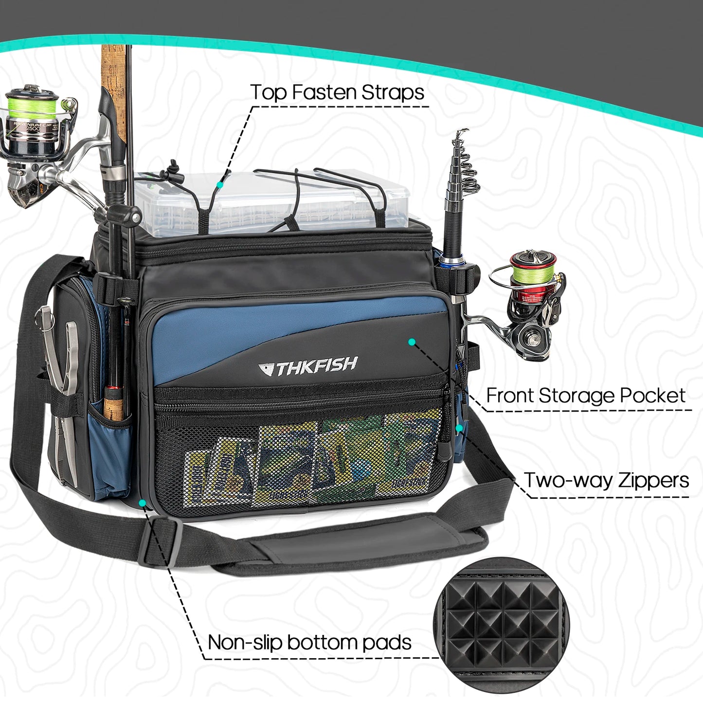 Waterproof Fishing Tackle Storage Bag