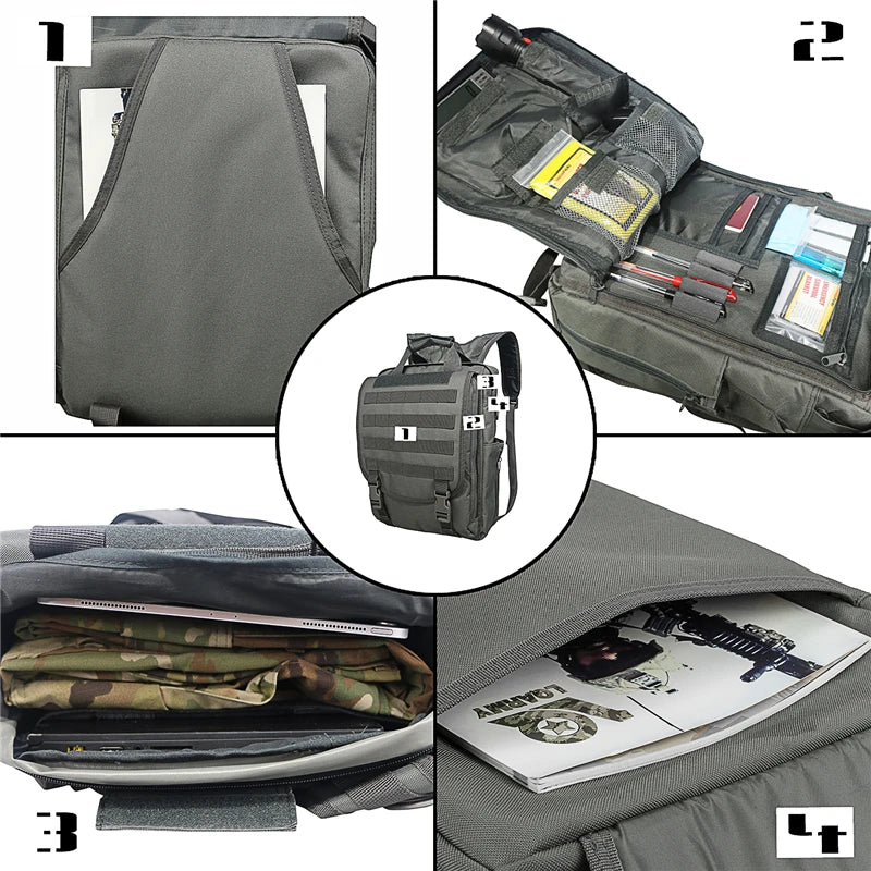 Molle Laptop Bag, Backpack, Fanny Belt, Shoulder Sports Bag