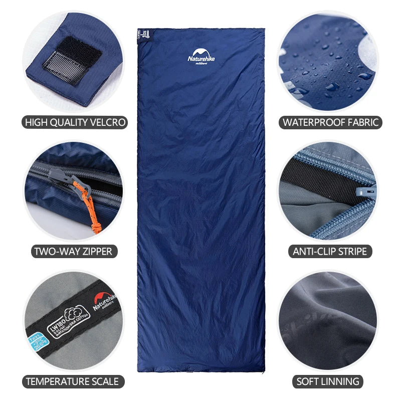 Ultralight Portable, Spring, Summer Outdoor Sleeping Bag