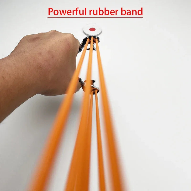 Powerful Rubber Band Metal Slingshot