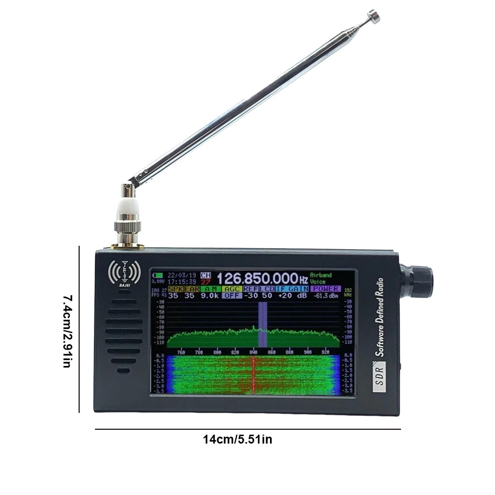 AM FM DSP SDR Portable Rechargeable Shortwave Radio