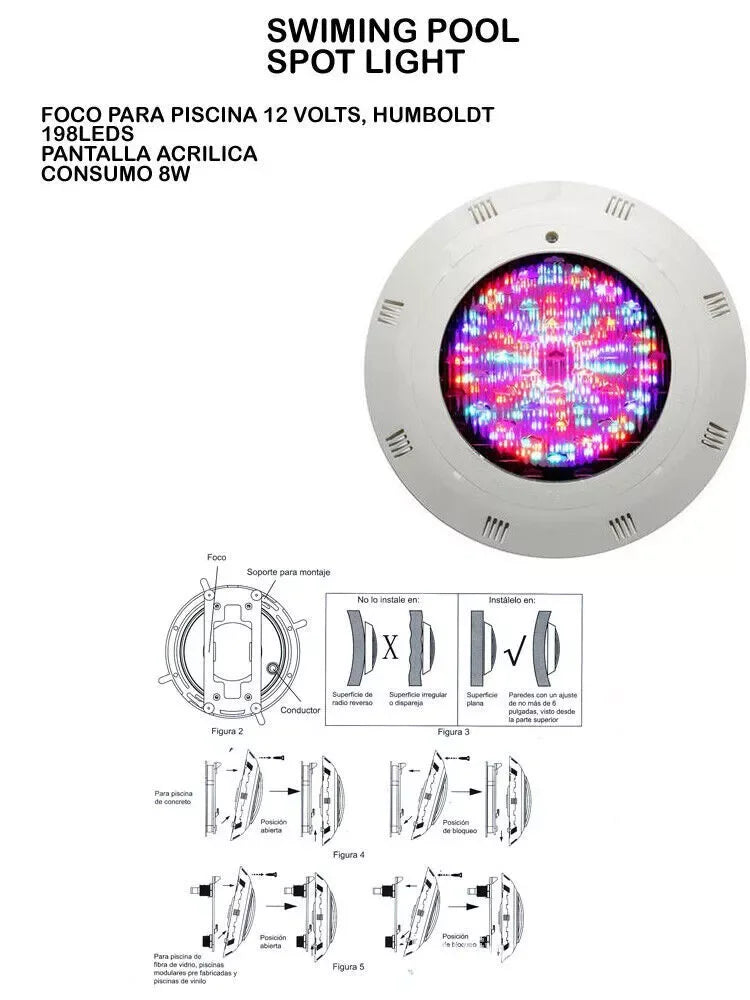 Swimming Pool LED Lights underwater, IP68 Waterproof