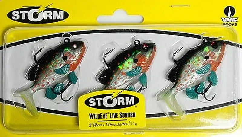 WildEye Sunfish 2" Fishing Lure 3pcs