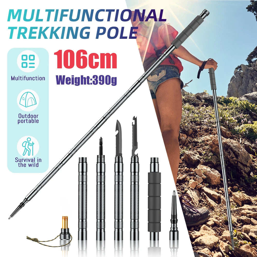 Collapsible Telescopic Trekking Poles