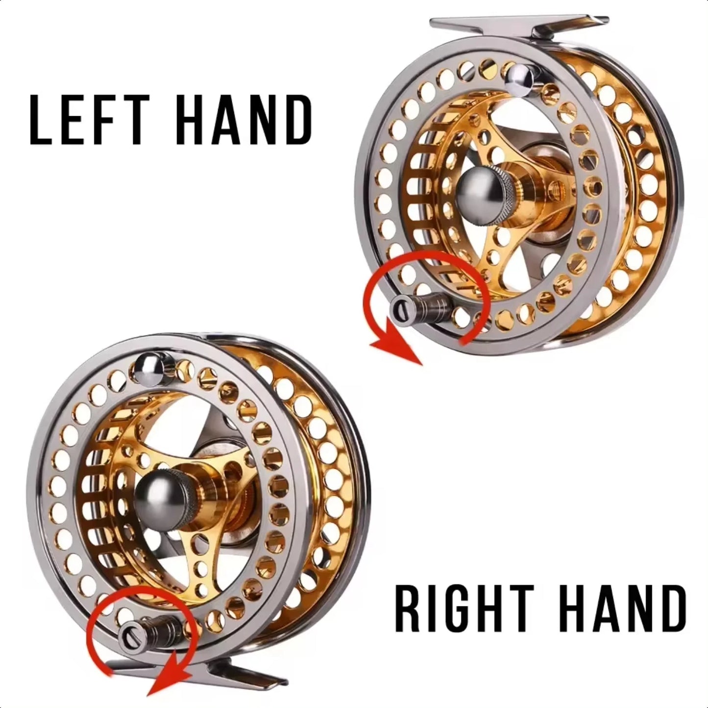 Fly Fishing Reel 5/6 7/8 WT Large Arbor with Alloy Spool