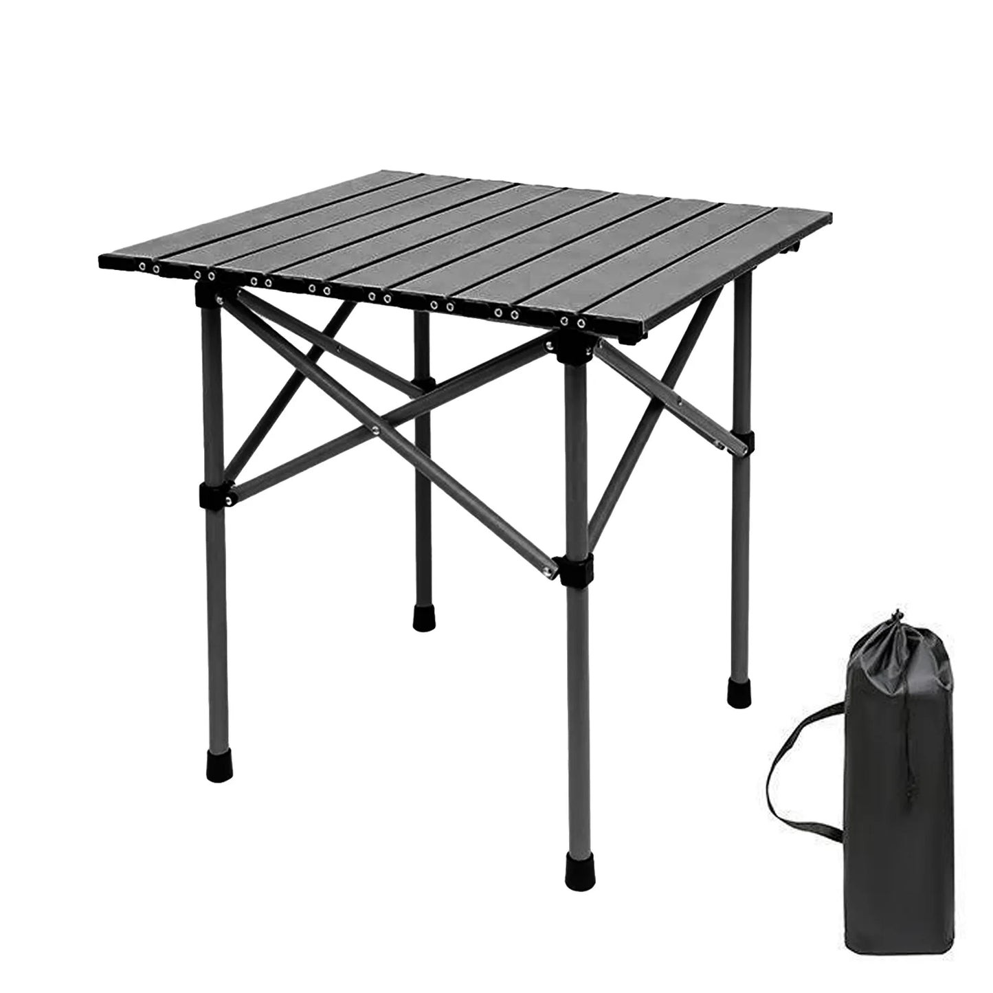 Portable Roll up Aluminum Compact Folding Table