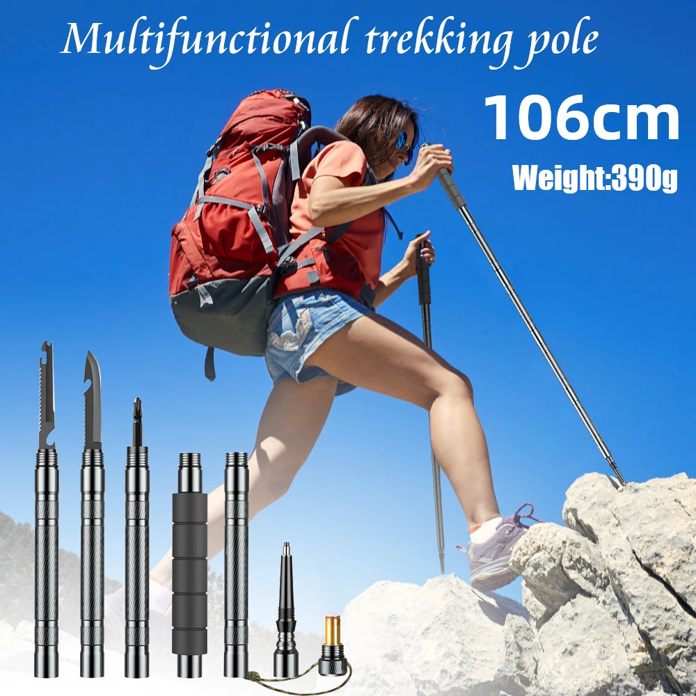 Collapsible Telescopic Trekking Poles