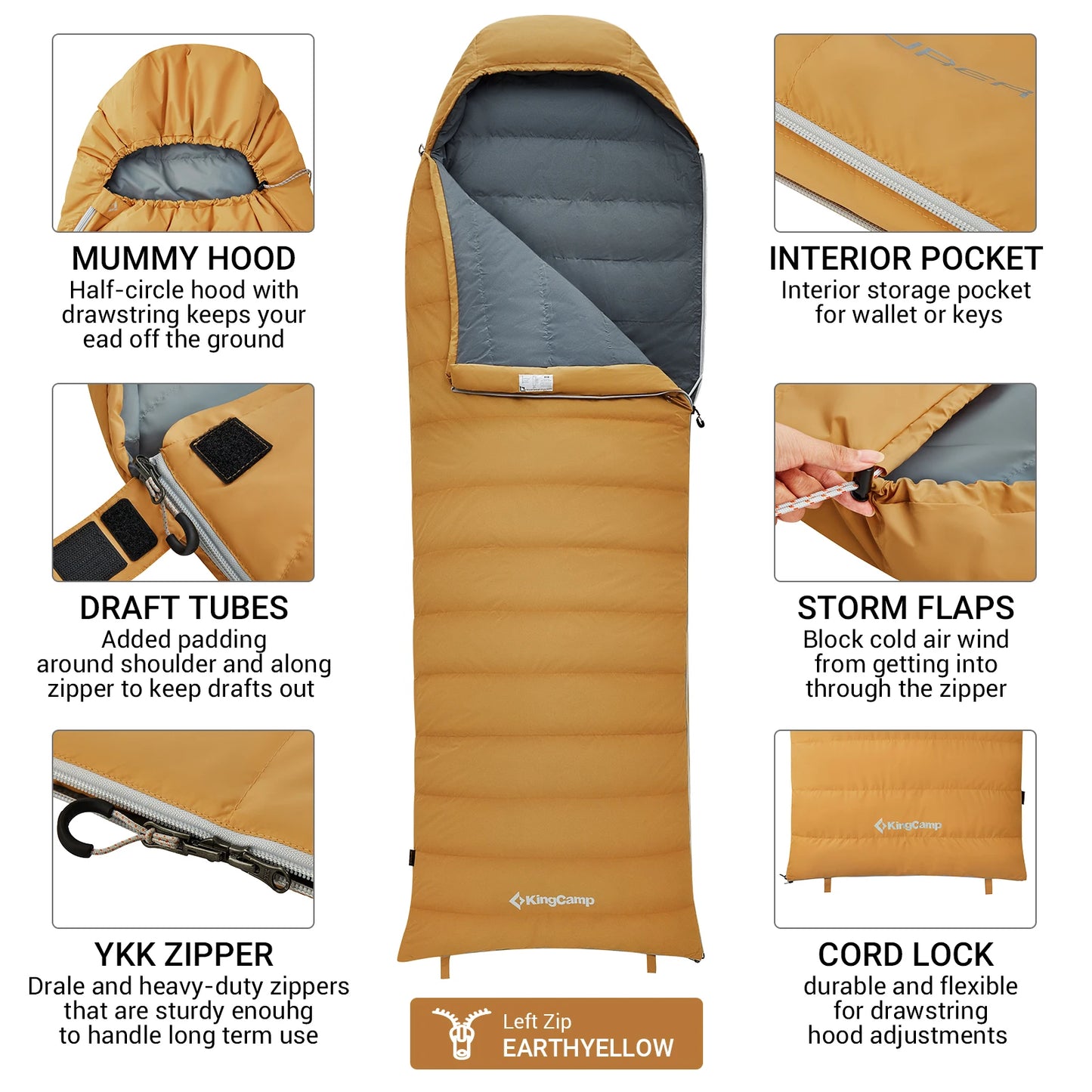 Lightweight, Envelope Sleeping Bag