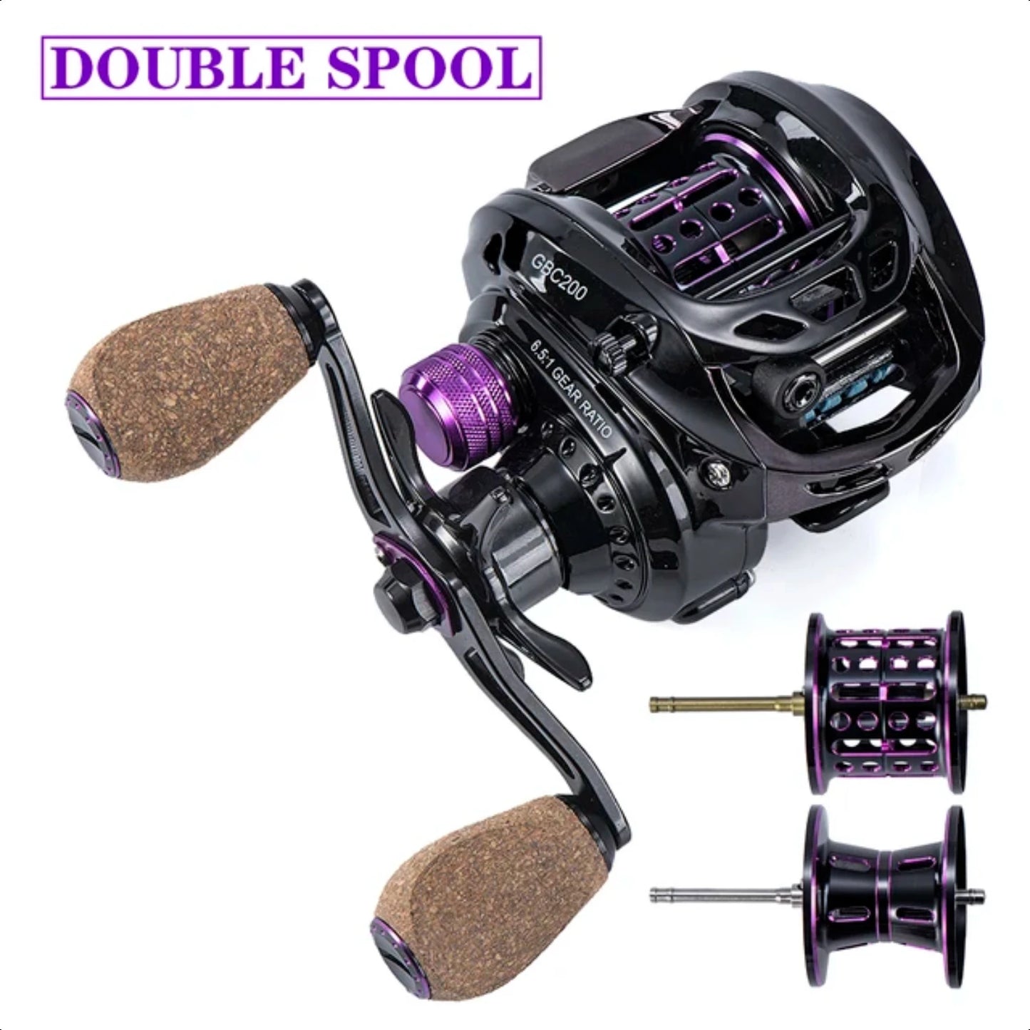 Ultralight Carbon Fiber Baitcasting Fishing Reel