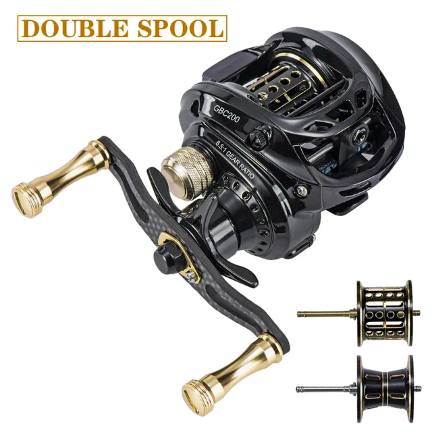 Ultralight Carbon Fiber Baitcasting Fishing Reel