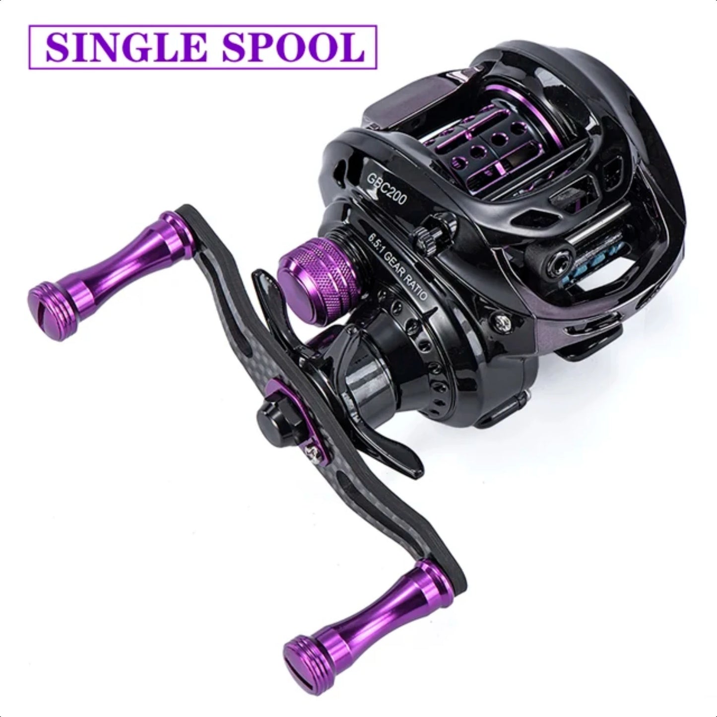 Ultralight Carbon Fiber Baitcasting Fishing Reel