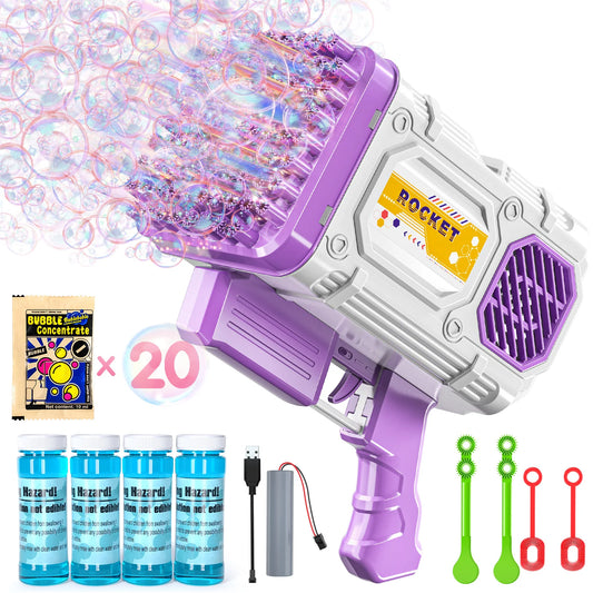 86 Holes Rocket Bubble Gun