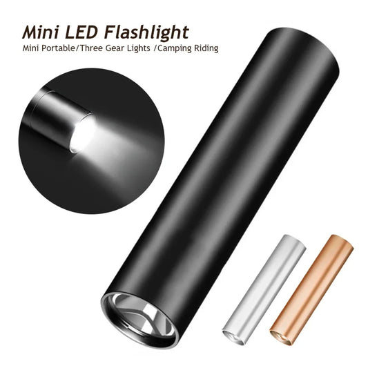 Mini Telescopic Zoom USB Rechargeable Waterproof Flashlight