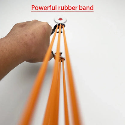 Powerful Rubber Band Metal Slingshot