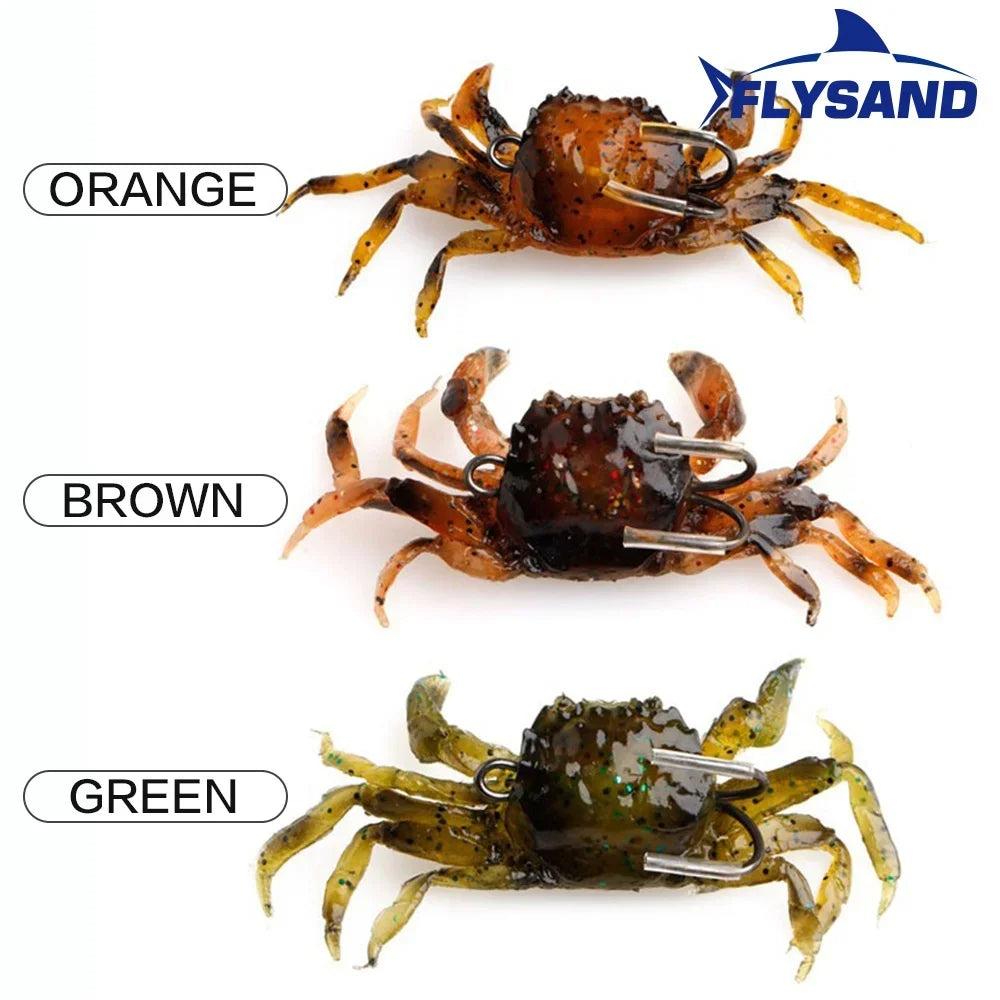 Crab Baits Artificial Fishing Lures Double Sharp Hook