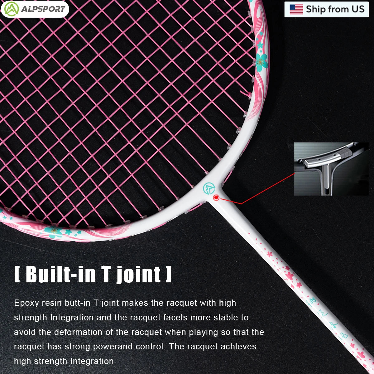 Professional  Offensive Type Badminton Racket