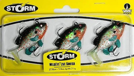 WildEye Sunfish 2" Fishing Lure 3pcs