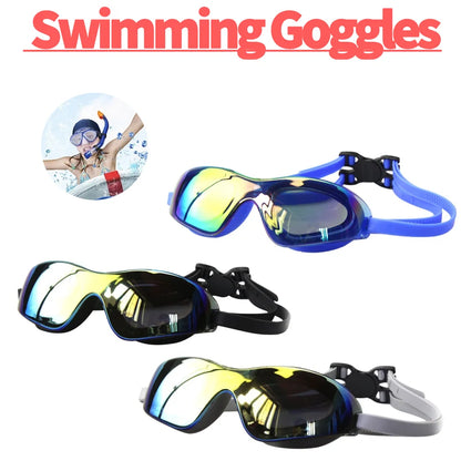 Professional Anti-Fog Electroplate Eyewear Swim Diving Glasses