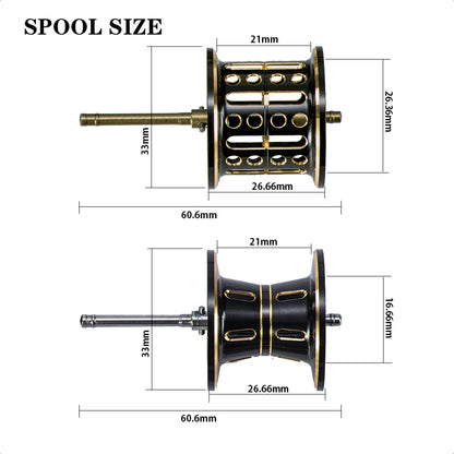 Ultralight Carbon Fiber Baitcasting Fishing Reel