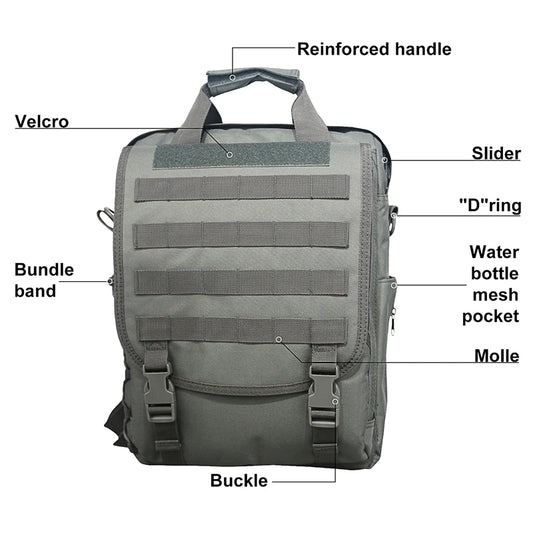 Molle  Laptop Bag, Backpack, Fanny Belt, Shoulder Sports Bag