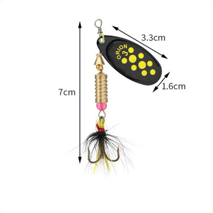 Swimbait Spinner Feather Treble  Fishing Lure