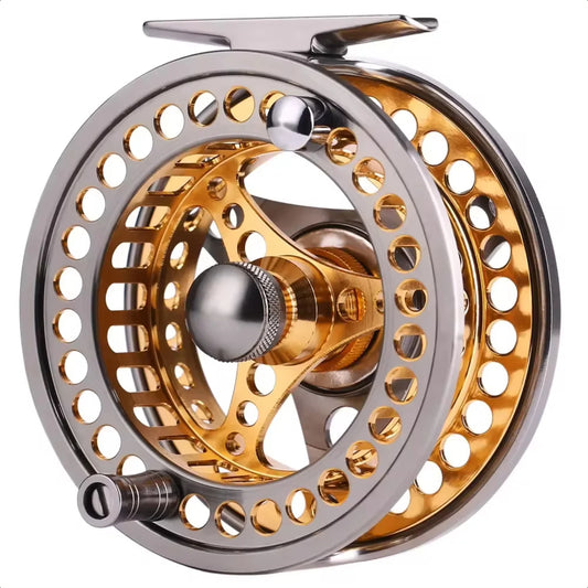 Fly Fishing Reel 5/6 7/8 WT Large Arbor with  Alloy Spool