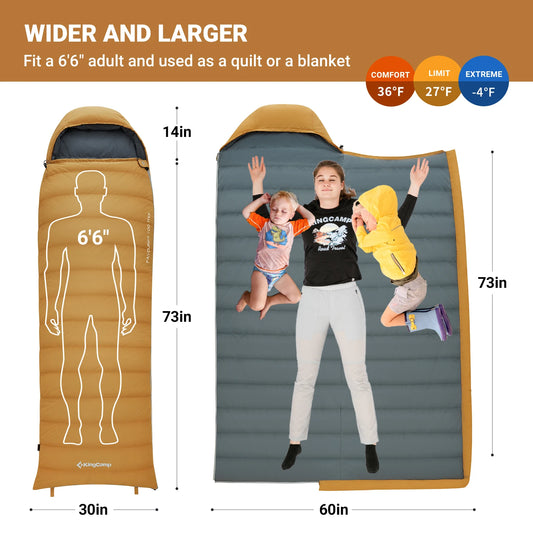 Lightweight, Envelope Sleeping Bag