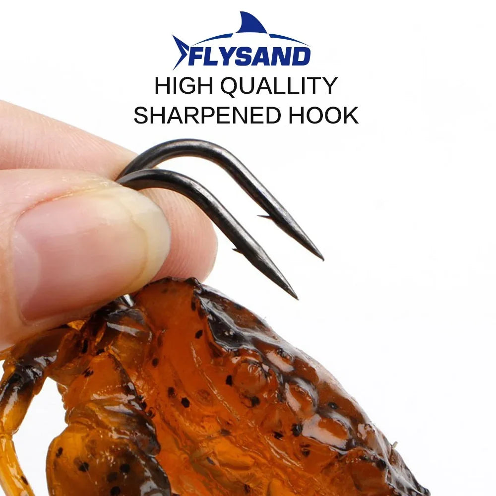 Crab Baits Artificial Fishing Lures Double Sharp Hook