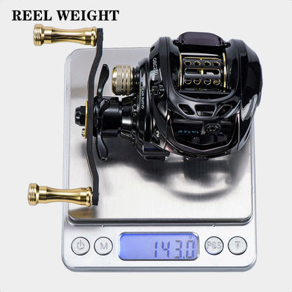 Ultralight Carbon Fiber Baitcasting Fishing Reel