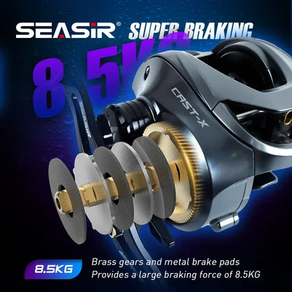 Aluminum Baitcasting Reel 7.3 1 HS Gear Ratio