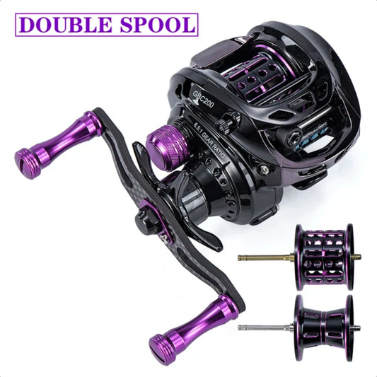 Ultralight Carbon Fiber Baitcasting Fishing Reel