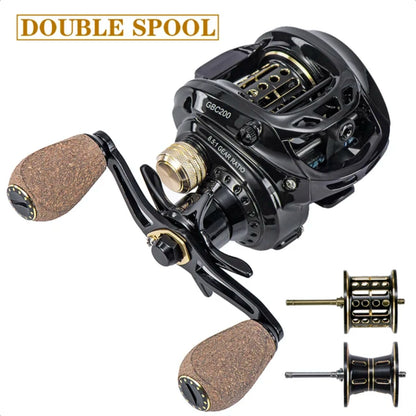 Ultralight Carbon Fiber Baitcasting Fishing Reel
