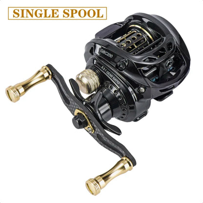 Ultralight Carbon Fiber Baitcasting Fishing Reel