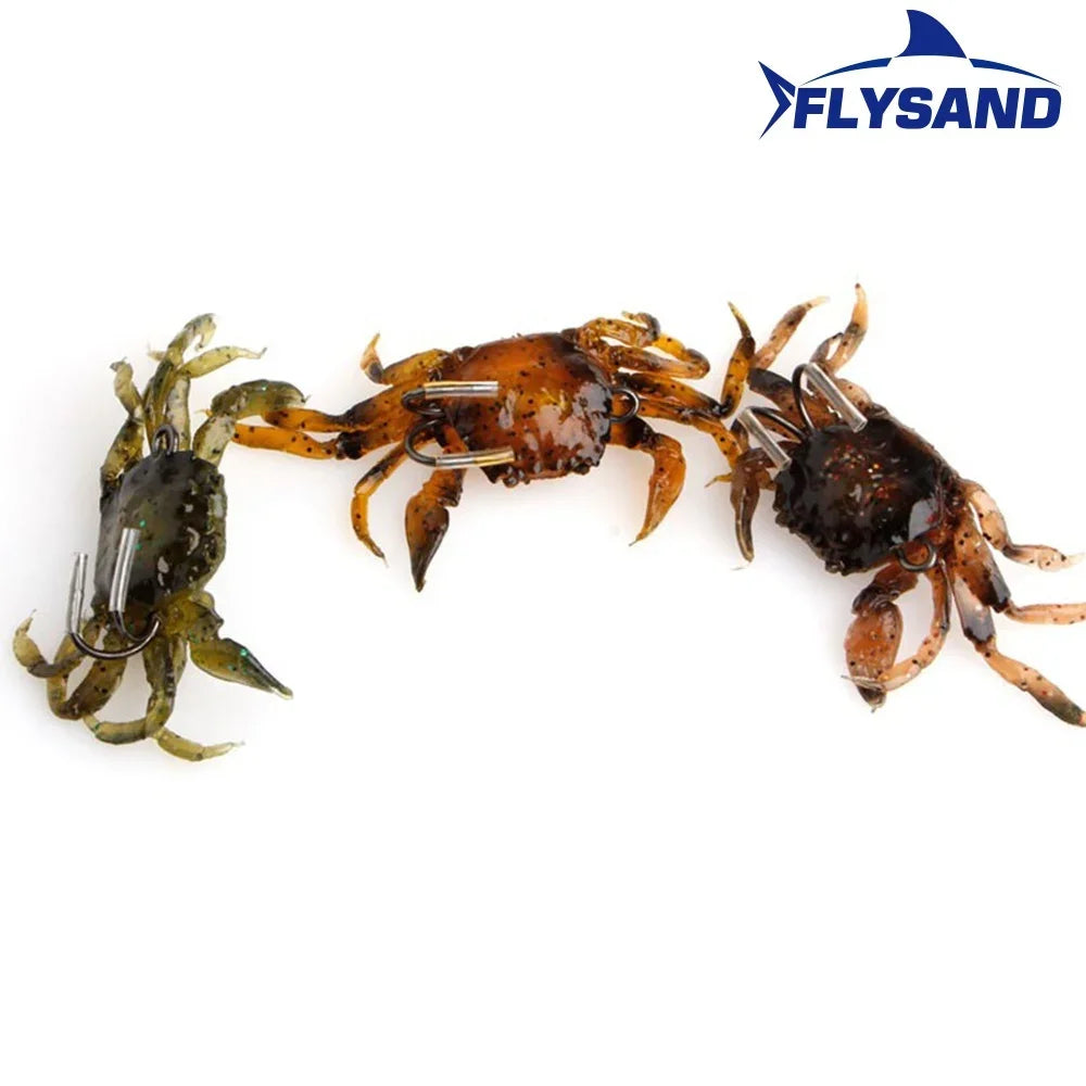 Crab Baits Artificial Fishing Lures Double Sharp Hook