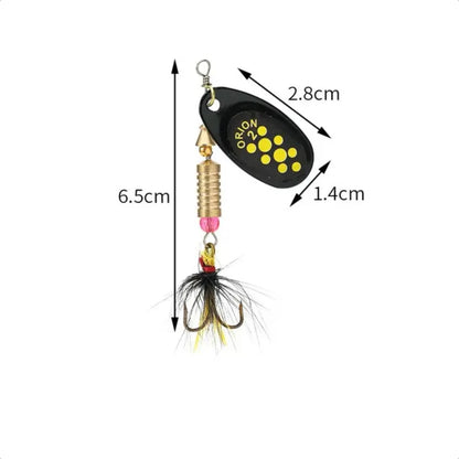 Swimbait Spinner Feather Treble  Fishing Lure